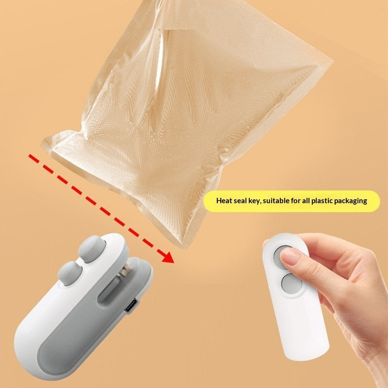 Dual-Action Mini Bag Sealer & Opener